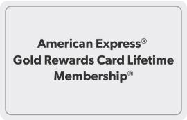 American Express Gold Rewards Card Lifetime Membership