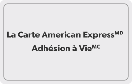 La Carte American Express Adhésion à Vie